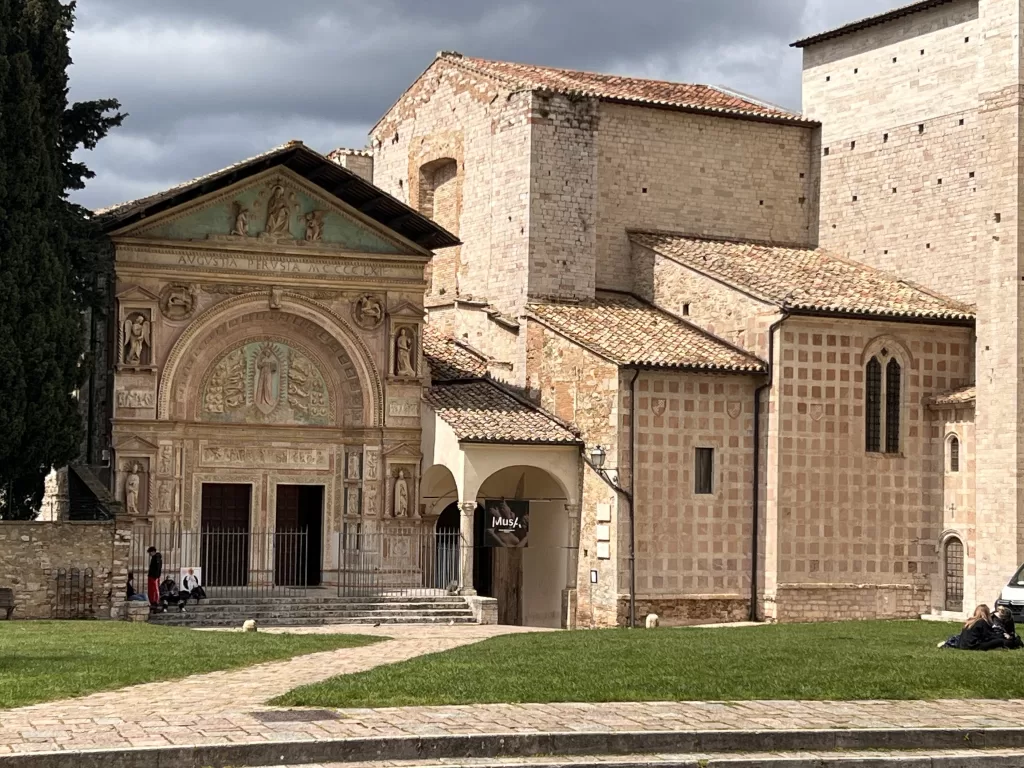 former convent of San Francesco al Prato but now the Museo di Accademia di Belle Arti in Perugia, Italy