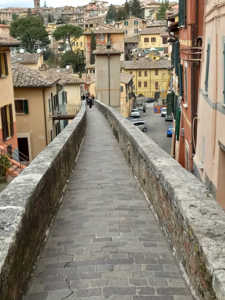 former aqueduct in Perugia, Italy