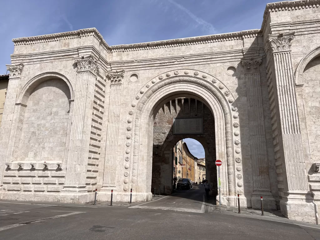 Porta San Pietro in Perugia, Italy