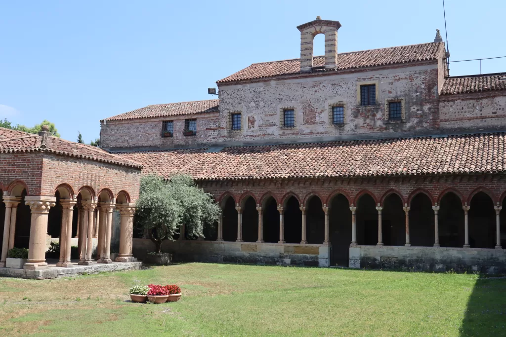 Cloister of Basilica of San Zeno Maggiore, Verona Italy