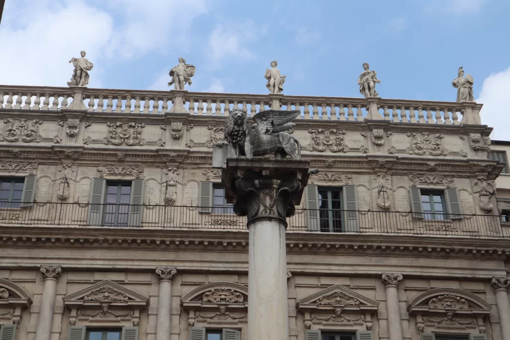 Casa dei Mercanti in Piazza delle Erbe, Verona Italy