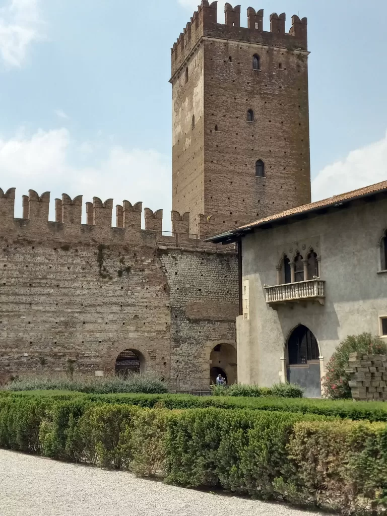 Courtyard of Castelvecchio, Verona Italy