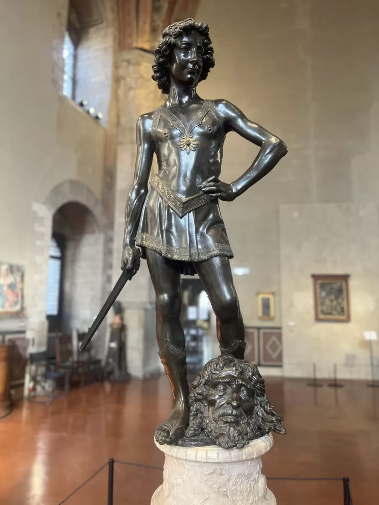 Statue of David at the Museo Nationale del Bargello