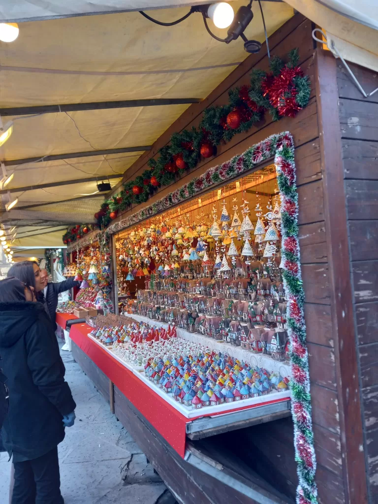 Trinkets at Christmas market