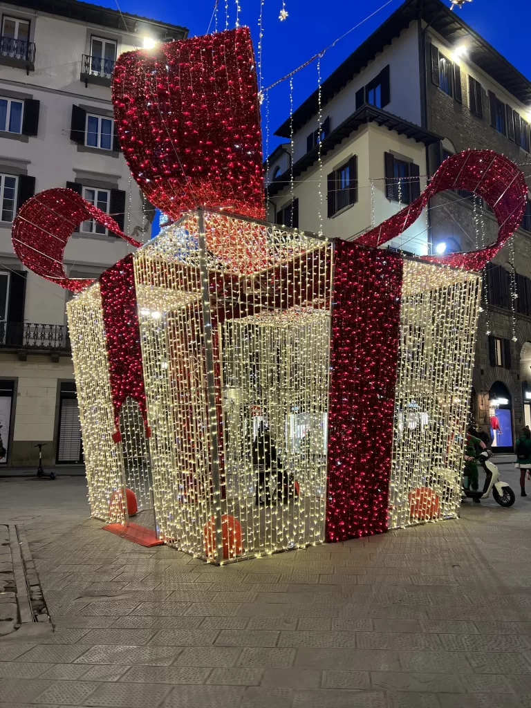 Christmas "package" on Florence street