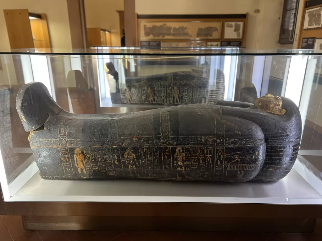 Egyptian mummy at the National Archaeological Museum